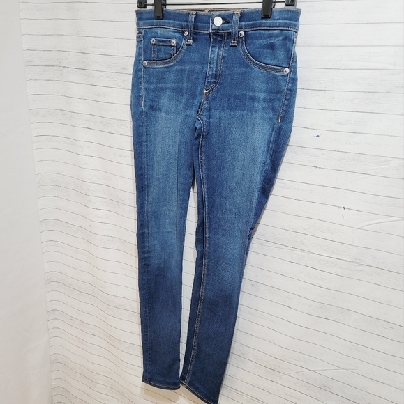 RAG & BONE SKINNY MID RISE BEDFORD JEANS, SZ 27 - Picture 3 of 11